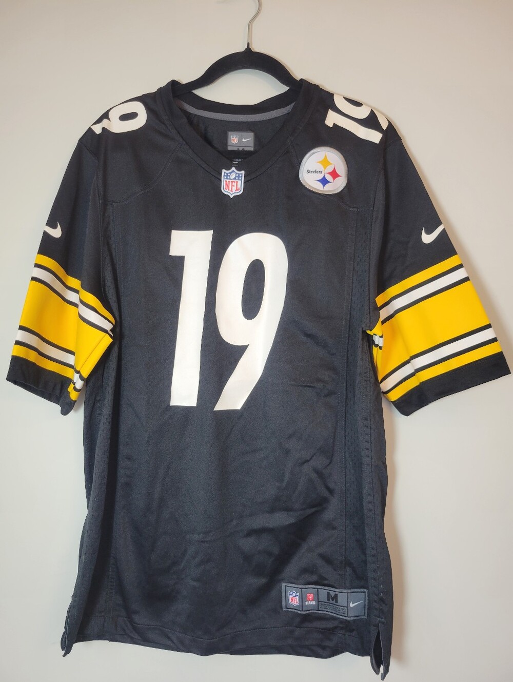 Nike Steelers JuJu Smith-Schuster #19 NFL On Field Jersey Mens M